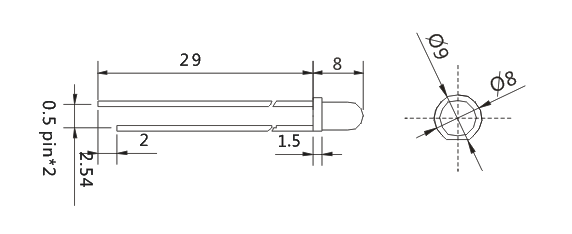 ̨-8mmֱ,8mmԲ飬8mmLED